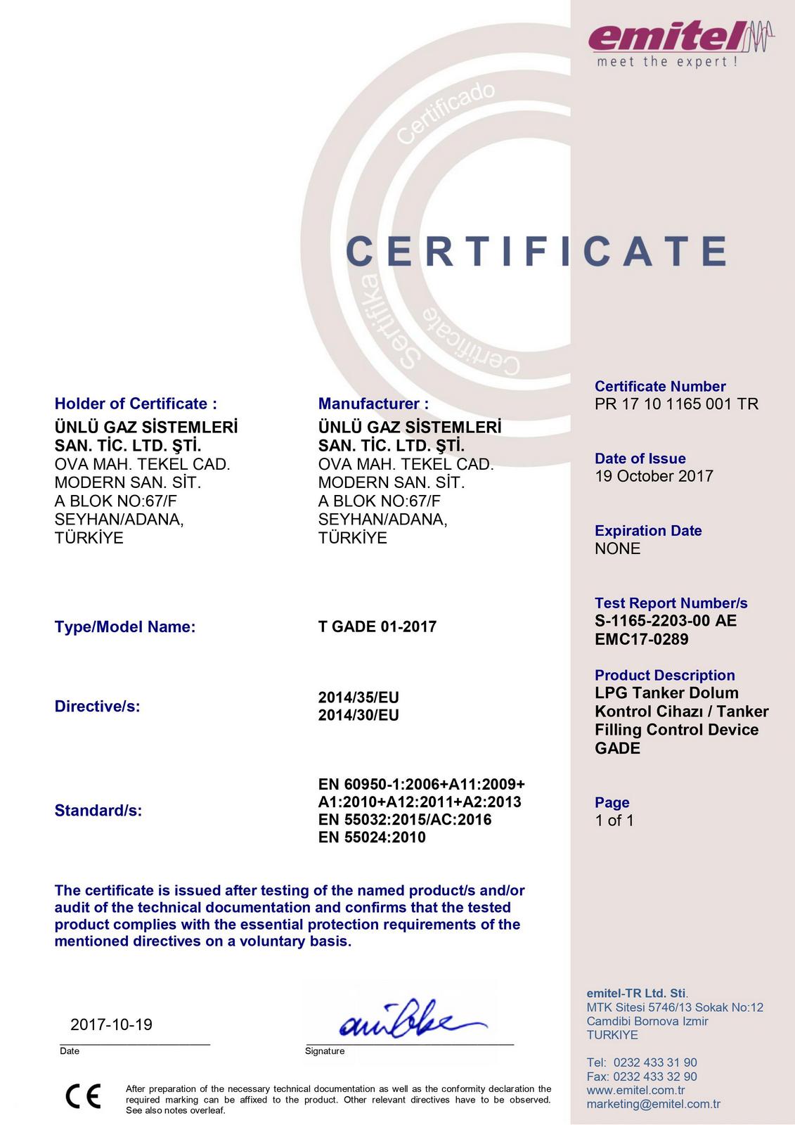T-GADE Emitel CE